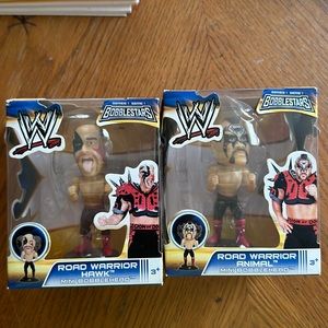 WWE Mini Bobbleheads.